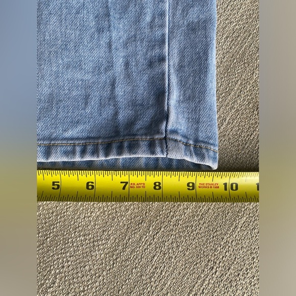 The Frankie Shop Pants Women’s Small Jeans Kai Cargo Denim Pants Worn Wash - Picture 10 of 13